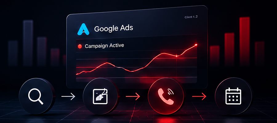 Illustrative concept: Google Ads campaign