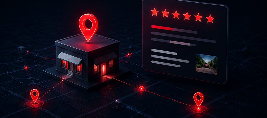 Illustrative concept: multi-location local SEO