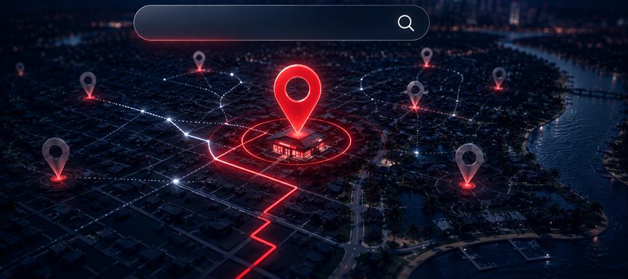 Illustrative concept: local search visibility